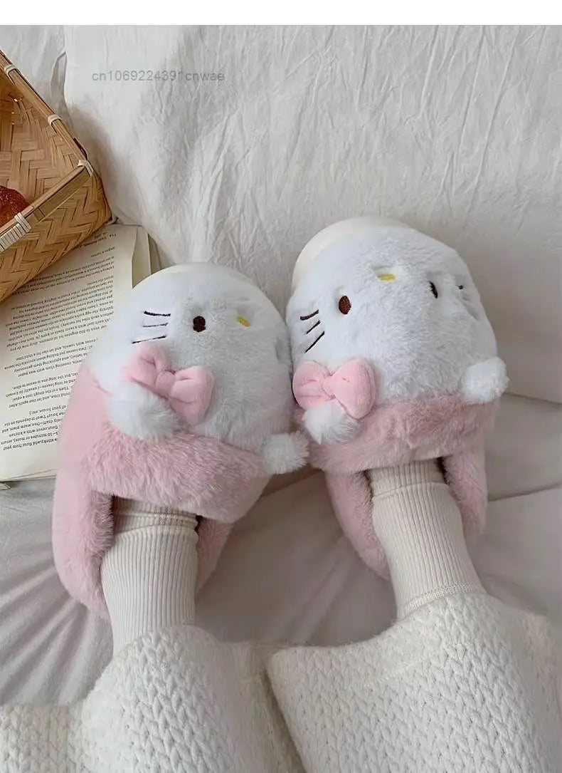 Kawaii Kitty Slippers