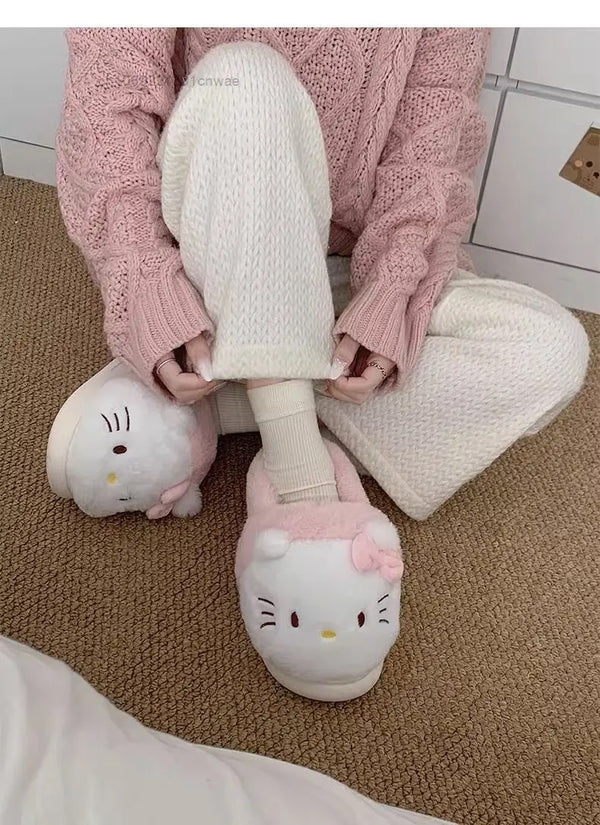 Kawaii Kitty Slippers