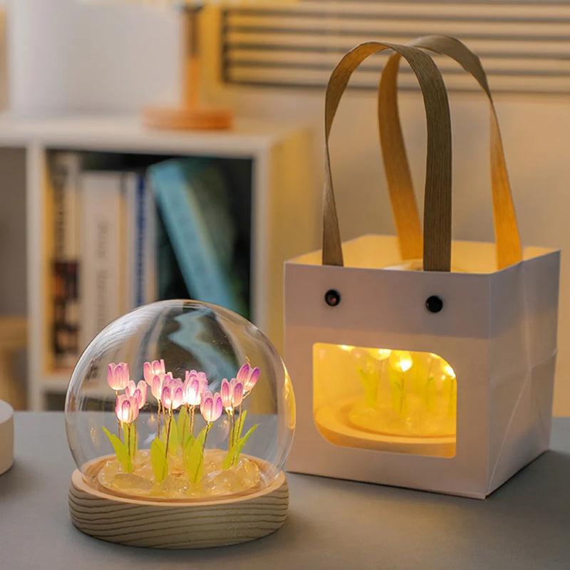 Light Up Tulips Valentines Gift