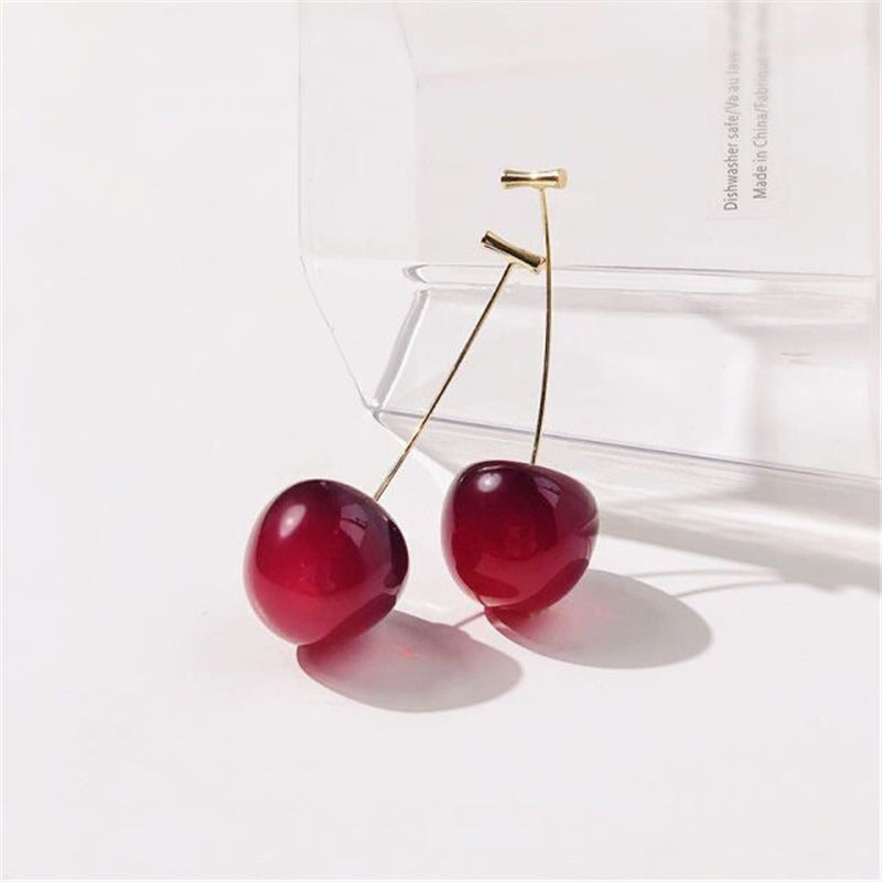 Cherry Drop Earrings