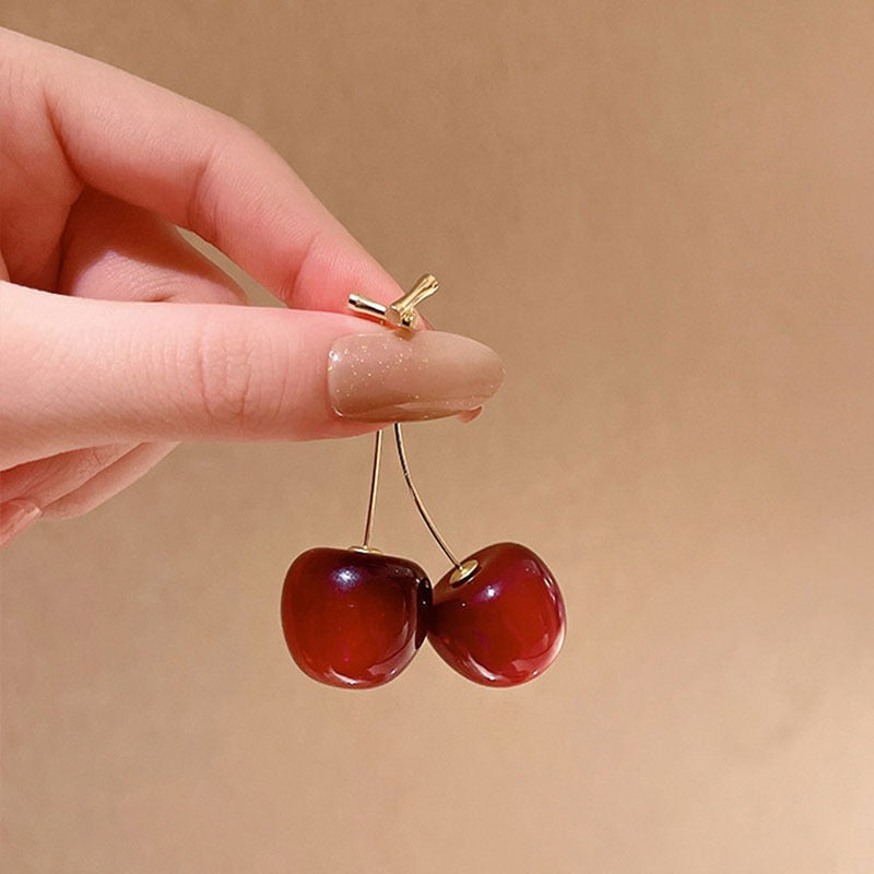 Cherry Drop Earrings