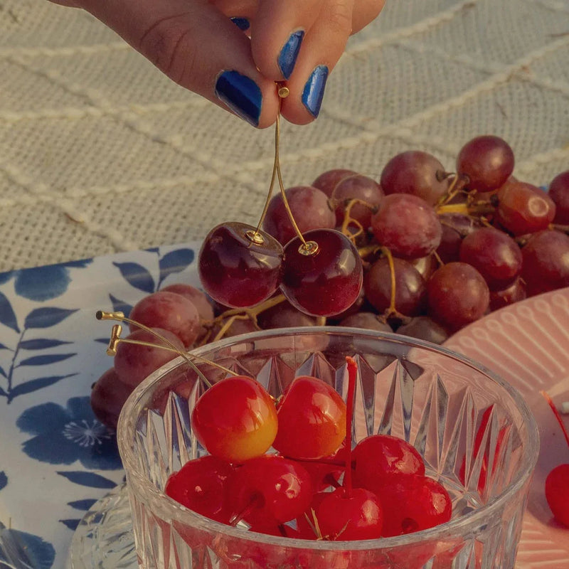 Cherry Drop Earrings